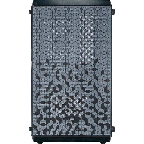 NBA Los Angeles Lakers Black Primary Logo Cooler Master MasterBox Q300L Mini Tower Skin