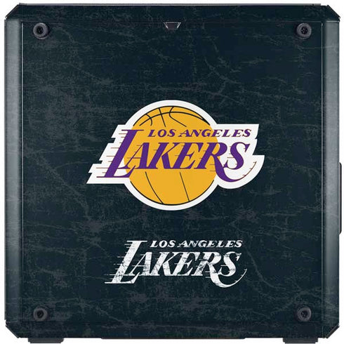 NBA Los Angeles Lakers Black Primary Logo Cooler Master MasterBox Q300L Mini Tower Skin