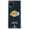 NBA Los Angeles Lakers Black Primary Logo Galaxy A12 Clear Case
