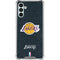 NBA Los Angeles Lakers Black Primary Logo Galaxy A13 5G Clear Case