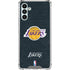 NBA Los Angeles Lakers Black Primary Logo Galaxy A13 5G Clear Case