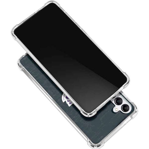NBA Los Angeles Lakers Black Primary Logo Galaxy A15 5G Clear Case