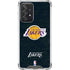 NBA Los Angeles Lakers Black Primary Logo Galaxy A52 5G Clear Case