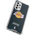 NBA Los Angeles Lakers Black Primary Logo Galaxy A53 5G Clear Case