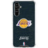 NBA Los Angeles Lakers Black Primary Logo Galaxy A54 5G Clear Case