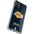 NBA Los Angeles Lakers Black Primary Logo Galaxy A71 5G Clear Case