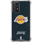 NBA Los Angeles Lakers Black Primary Logo Galaxy A72 5G Clear Case