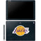 NBA Los Angeles Lakers Black Primary Logo Galaxy Book 12in Skin