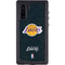 NBA Los Angeles Lakers Black Primary Logo Galaxy Note 10 Waterproof Case
