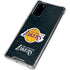 NBA Los Angeles Lakers Black Primary Logo Galaxy Note20 5G Clear Case