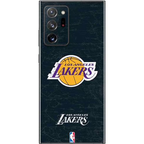 NBA Los Angeles Lakers Black Primary Logo Galaxy Note20 Ultra 5G Skin