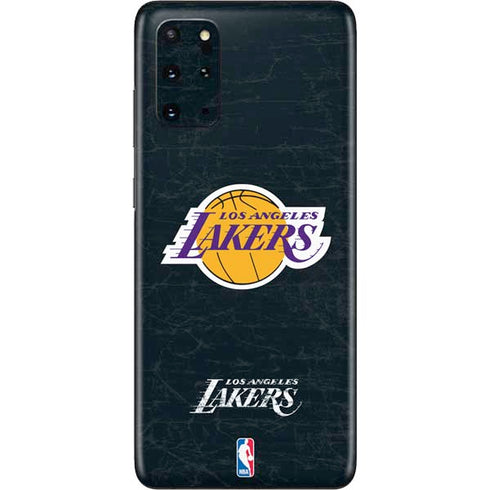 NBA Los Angeles Lakers Black Primary Logo Galaxy S20 Plus Skin