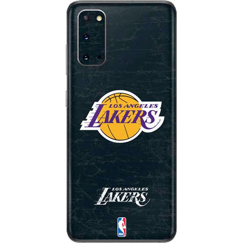 NBA Los Angeles Lakers Black Primary Logo Galaxy S20 Skin