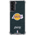 NBA Los Angeles Lakers Black Primary Logo Galaxy S21 5G Clear Case