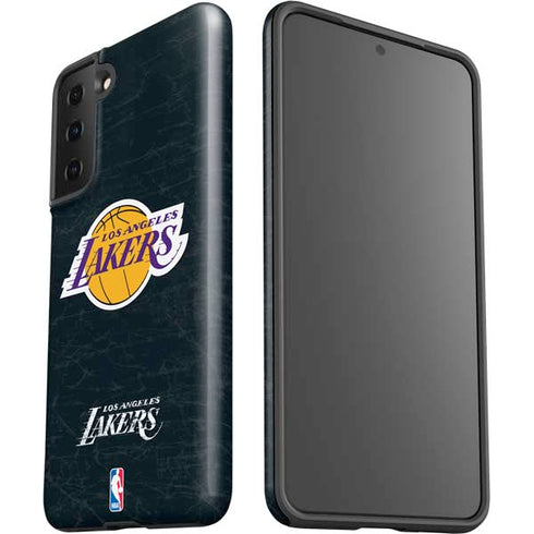 NBA Los Angeles Lakers Black Primary Logo Galaxy S21 FE Pro Case