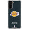 NBA Los Angeles Lakers Black Primary Logo Galaxy S21 Plus 5G Clear Case