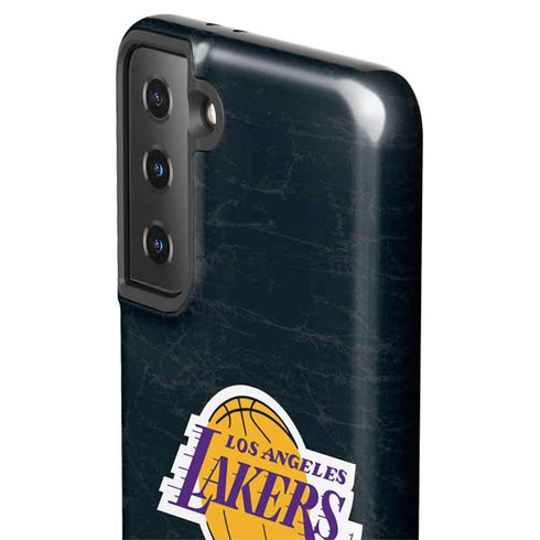 NBA Los Angeles Lakers Black Primary Logo Galaxy S21 Plus 5G Pro Case