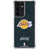 NBA Los Angeles Lakers Black Primary Logo Galaxy S21 Ultra 5G Clear Case