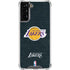 NBA Los Angeles Lakers Black Primary Logo Galaxy S22 Plus Clear Case