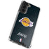 NBA Los Angeles Lakers Black Primary Logo Galaxy S22 Plus Clear Case