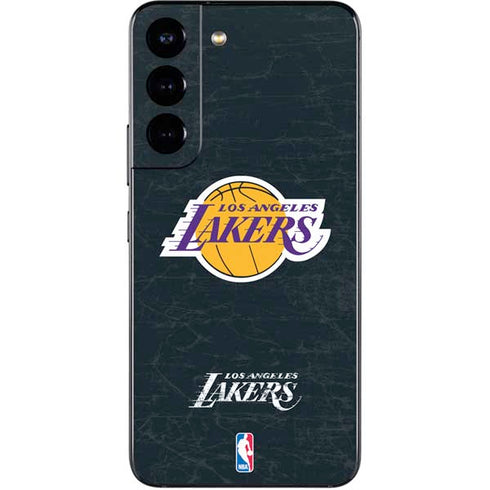 NBA Los Angeles Lakers Black Primary Logo Galaxy S22 Skin