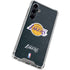 NBA Los Angeles Lakers Black Primary Logo Galaxy S23 FE Clear Case