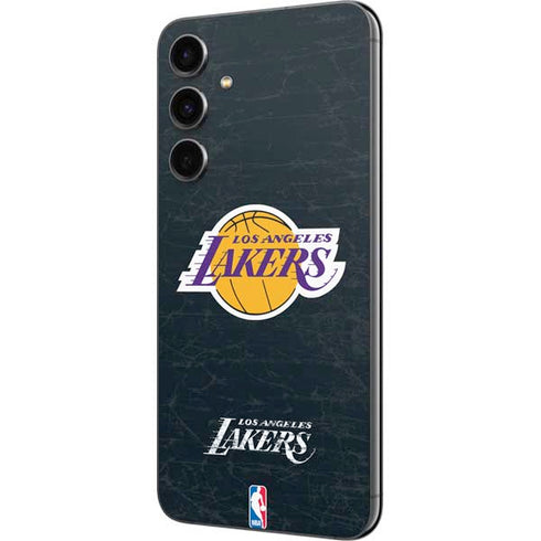 NBA Los Angeles Lakers Black Primary Logo Galaxy S23 FE Skin