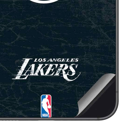 NBA Los Angeles Lakers Black Primary Logo Galaxy S23 FE Skin
