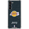 NBA Los Angeles Lakers Black Primary Logo Galaxy S23 Plus Clear Case
