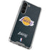 NBA Los Angeles Lakers Black Primary Logo Galaxy S23 Plus Clear Case