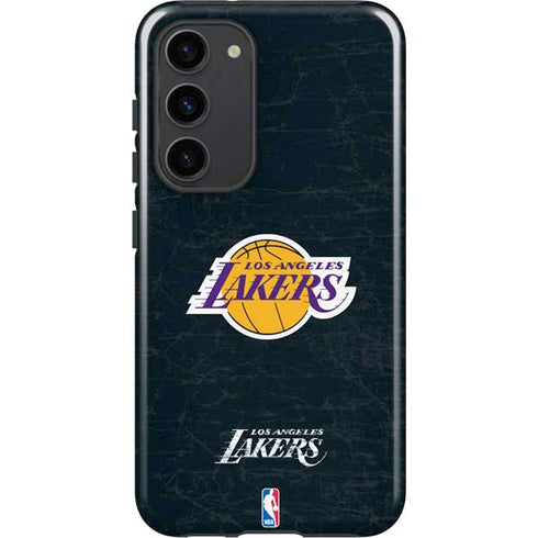 NBA Los Angeles Lakers Black Primary Logo Galaxy S23 Plus Pro Case