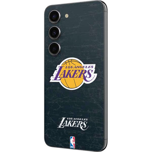 NBA Los Angeles Lakers Black Primary Logo Galaxy S23 Skin