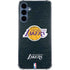 NBA Los Angeles Lakers Black Primary Logo Galaxy S24 Clear Case