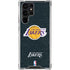NBA Los Angeles Lakers Black Primary Logo Galaxy S24 Ultra Clear Case