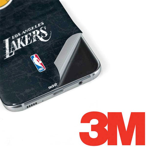 NBA Los Angeles Lakers Black Primary Logo Galaxy S8 Skin