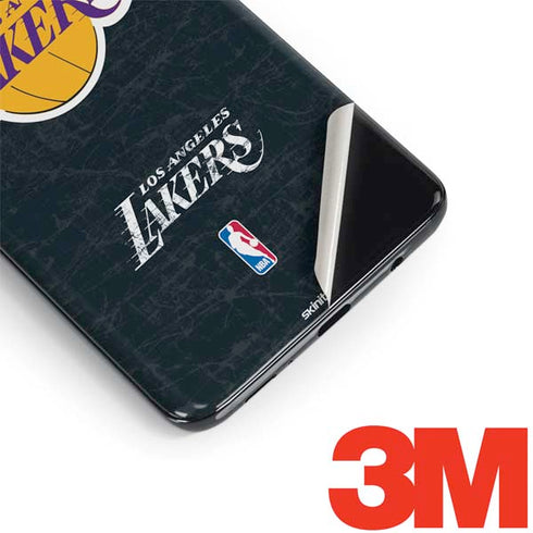 NBA Los Angeles Lakers Black Primary Logo Galaxy S9 Skin