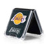 NBA Los Angeles Lakers Black Primary Logo Galaxy Z Flip5 5G Clear Case