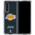 NBA Los Angeles Lakers Black Primary Logo Galaxy Z Fold4 5G Clear Case