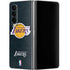 NBA Los Angeles Lakers Black Primary Logo Galaxy Z Fold4 5G Skin