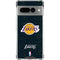 NBA Los Angeles Lakers Black Primary Logo Google Pixel 7 Pro Clear Case