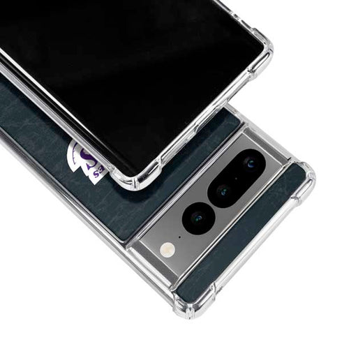 NBA Los Angeles Lakers Black Primary Logo Google Pixel 7 Pro Clear Case