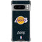 NBA Los Angeles Lakers Black Primary Logo Google Pixel 8 Pro Clear Case