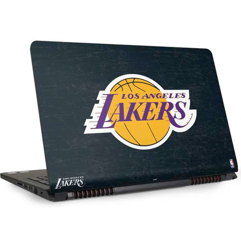 NBA Los Angeles Lakers Black Primary Logo Dell Inspiron Skin