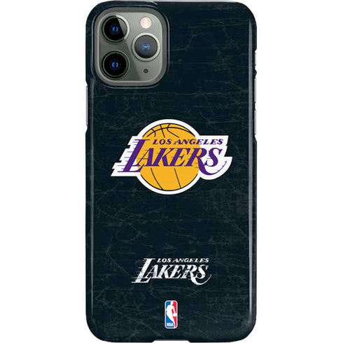 NBA Los Angeles Lakers Black Primary Logo iPhone 11 Pro Lite Case