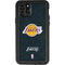 NBA Los Angeles Lakers Black Primary Logo iPhone 11 Pro Waterproof Case