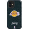 NBA Los Angeles Lakers Black Primary Logo iPhone 12 Impact Case