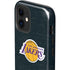 NBA Los Angeles Lakers Black Primary Logo iPhone 12 Impact Case