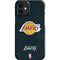 NBA Los Angeles Lakers Black Primary Logo iPhone 12 Mini Lite Case