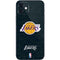 NBA Los Angeles Lakers Black Primary Logo iPhone 12 Mini Skin