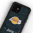 NBA Los Angeles Lakers Black Primary Logo iPhone 12 Mini Waterproof Case